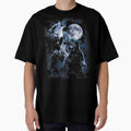 Three Wolves Howling at The Moon - Mystical Wolf Pack by GalenoHenley