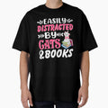 Distracted by Cats and Books by 808Designs