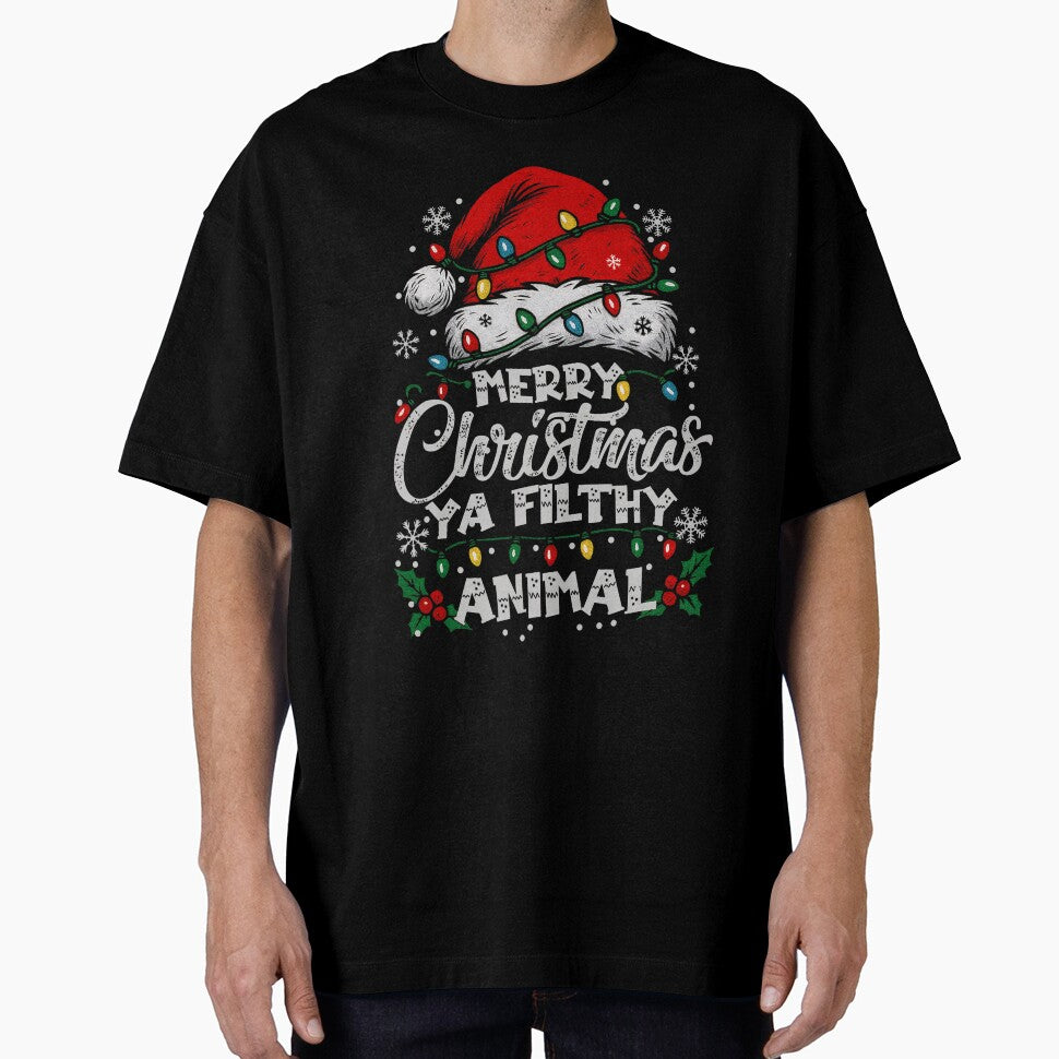 Merry Christmas Ya Filthy Animal Funny Holiday by DarylPope