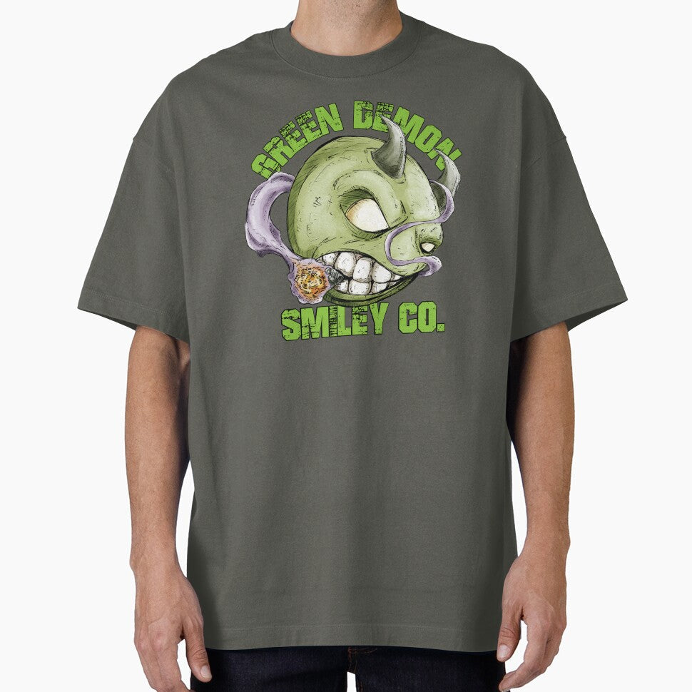 Green Demon Smiley Co by Sketch1682