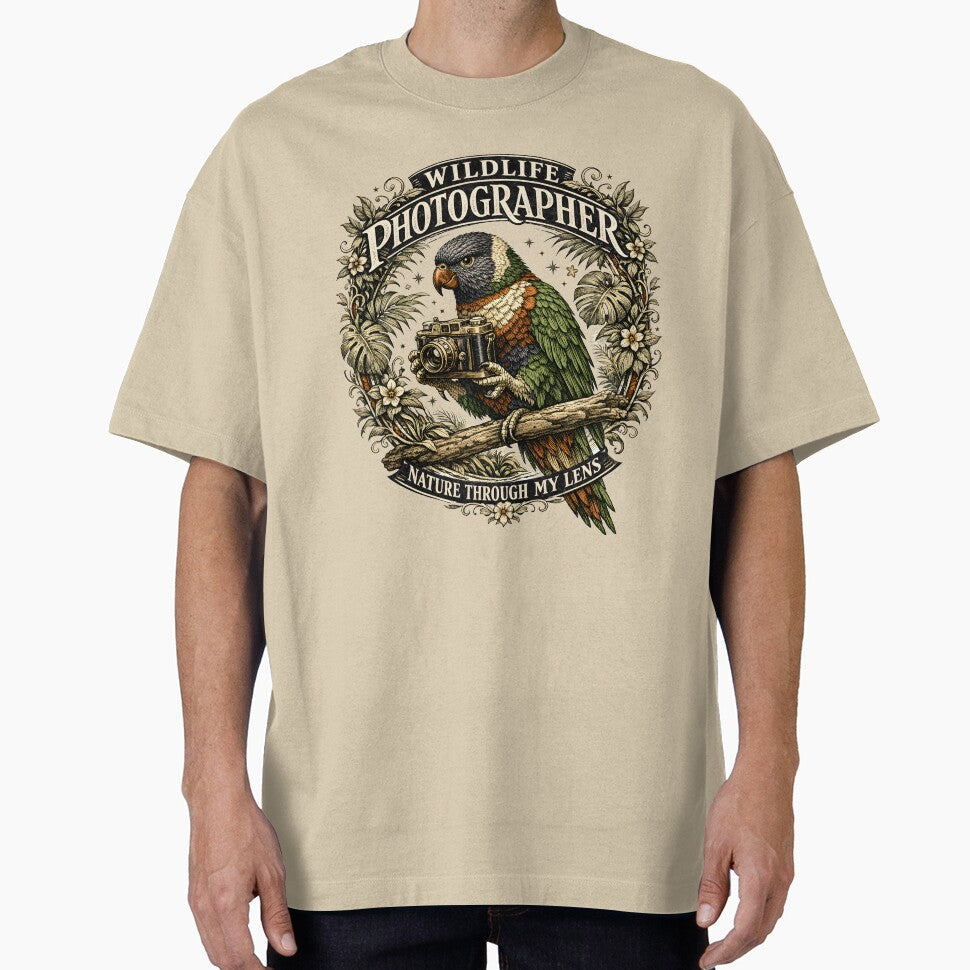 Vintage Wildlife Photographer Bird Nature Photography Lorikeet Nature Through My Lens Photographer Design by swanwon Store