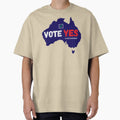 Vote Yes - Uluru Statement on Australia Map- Graphic design by PrintChics