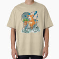 Cute Dog Riding a Bicycle with Veggie Basket | Funny Cycling Dog Illustration by ChenEngEng