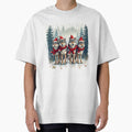 Christmas Wolf Shirt- Cute Wolf Holding Sign by TGHdesign