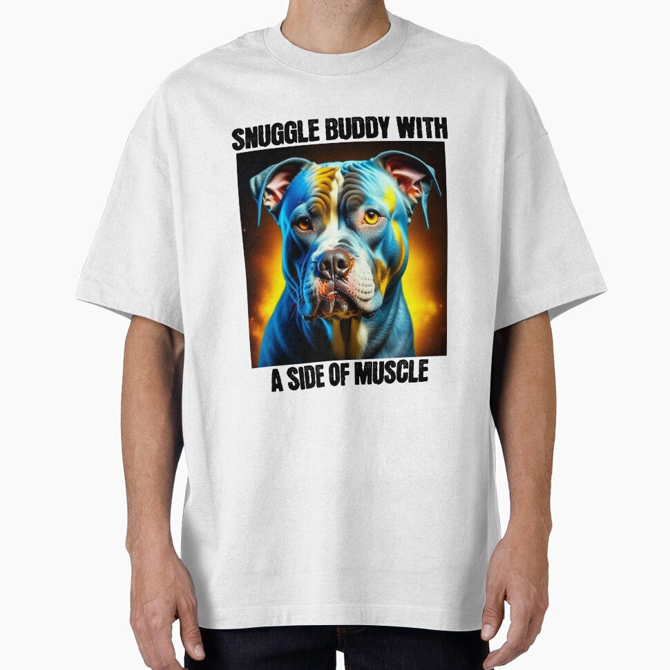 Snuggle Buddy - Funny Pitbull by BlueCoastPOD