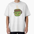 Kawaii Frankenstein Halloween Coffee Mug Cute Spooky Cup by ThaiArtShop