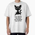 Funny Cat Sitting On Face by CatShirtDotShop