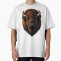 American Bison by Myra365Art