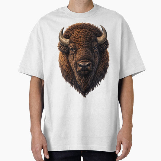 American Bison by Myra365Art