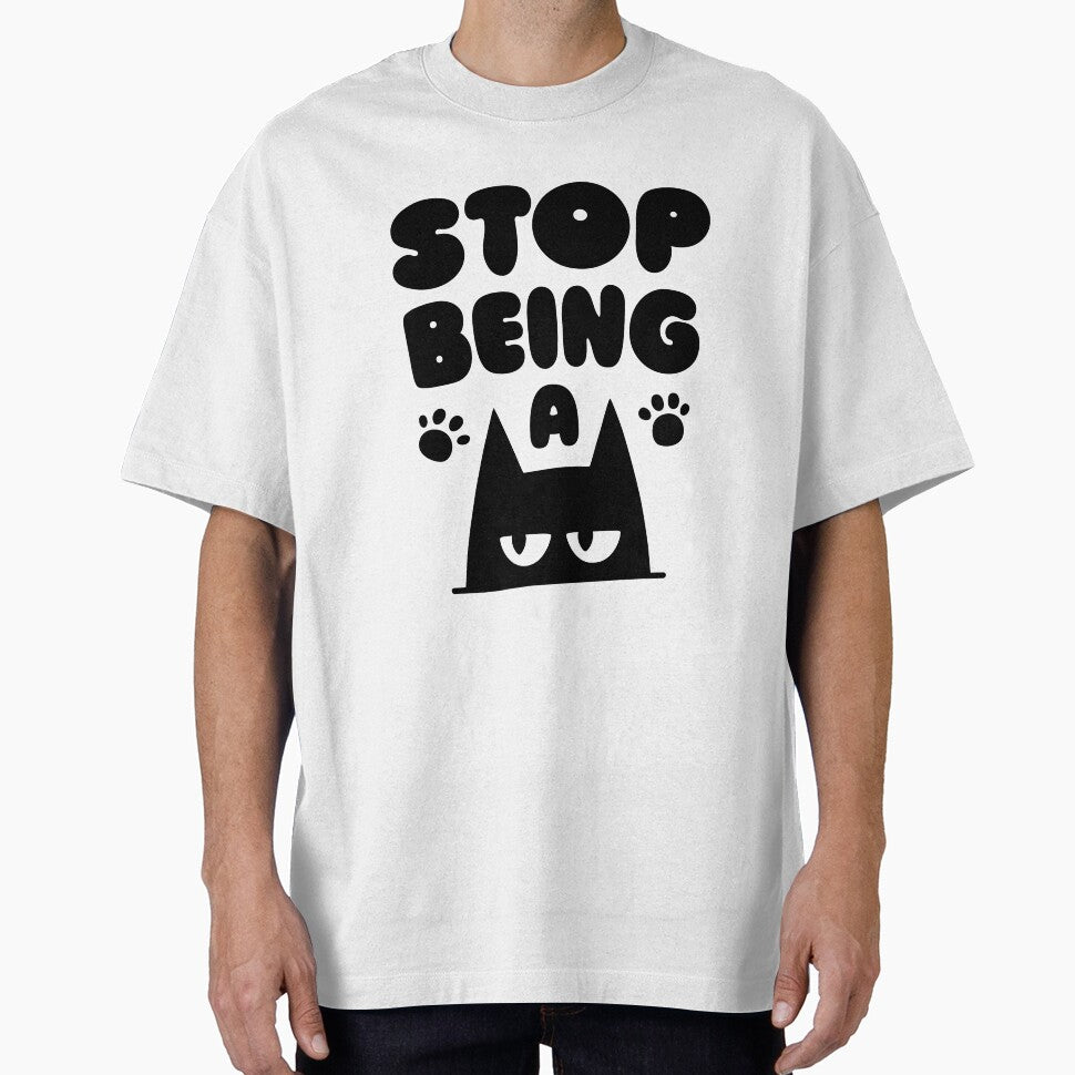 Stop being a pussy - Funny cat by Random Tees