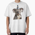 Funny Koala Wearing Birthday Party Hat by LazyOwlStore