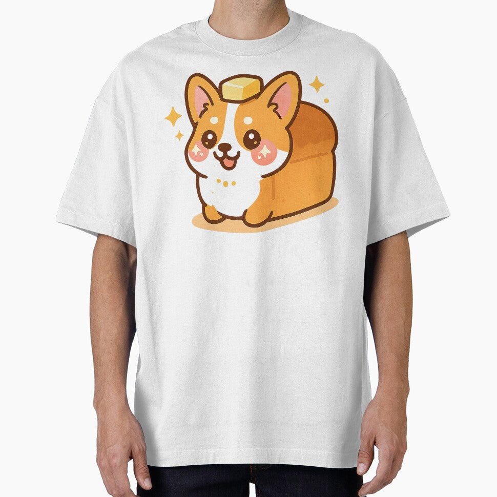 Cute Kawaii Corgi, Bread Loaf Corgi, Kawaii Corgi by graphic-genie