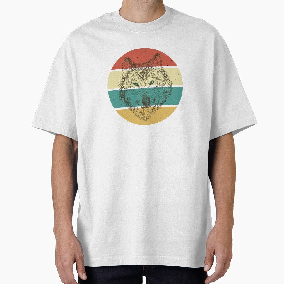 Vintage color Wolf animal by buhnka