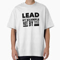 Lead by Example, Not by Title - Motivational Quote for Authentic Leadership by Soaring Eagle