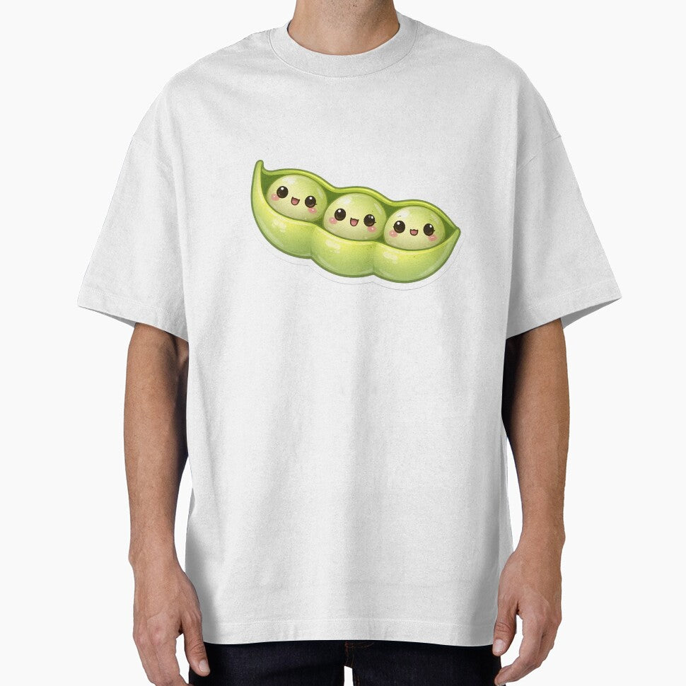 Cute Kawaii Edamame – Japanese Soybean Snack Sticker by DesignEG