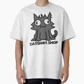 Funny Derp Cat by CatShirtDotShop