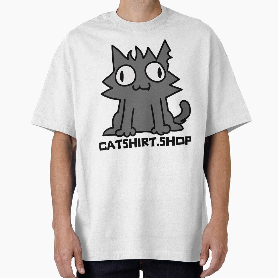 Funny Derp Cat by CatShirtDotShop