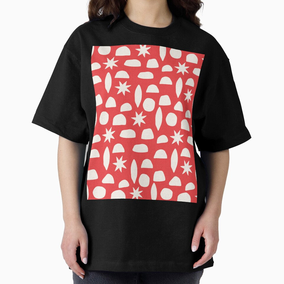 BOHO HENRI MATISSE CHARCOAL VINTAGE RED by blomastudios