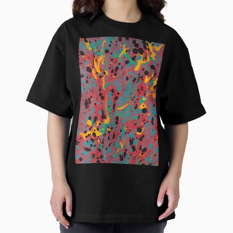 Printed image of paint splatters v3 by JaReVa
