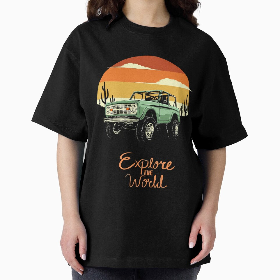 Explore The World Adventure Graphic Printed T-Shirt by KARSCORP