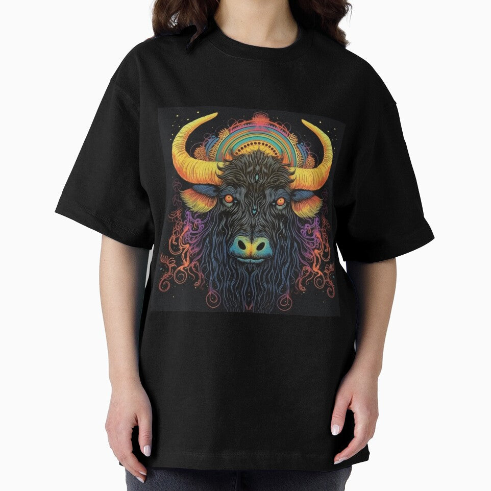Majestic Bison Face  Wildlife Art by JojoArtEvo