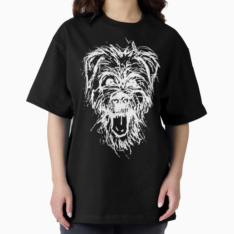 Yoskshire Terrier Portrait Sketch Black by Ansocube