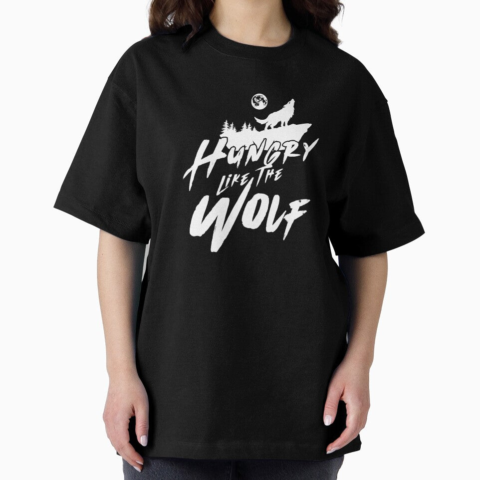 Hungry Like The Wolf Animal Wild Howling Moon by StrongShirts