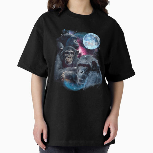 3 Moon Chimpanzee Monkey Chimp Ape Animal Novelty by neyvrvdpez49