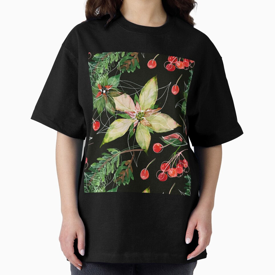 Beautiful christmas abstract floral pattern by urban-color