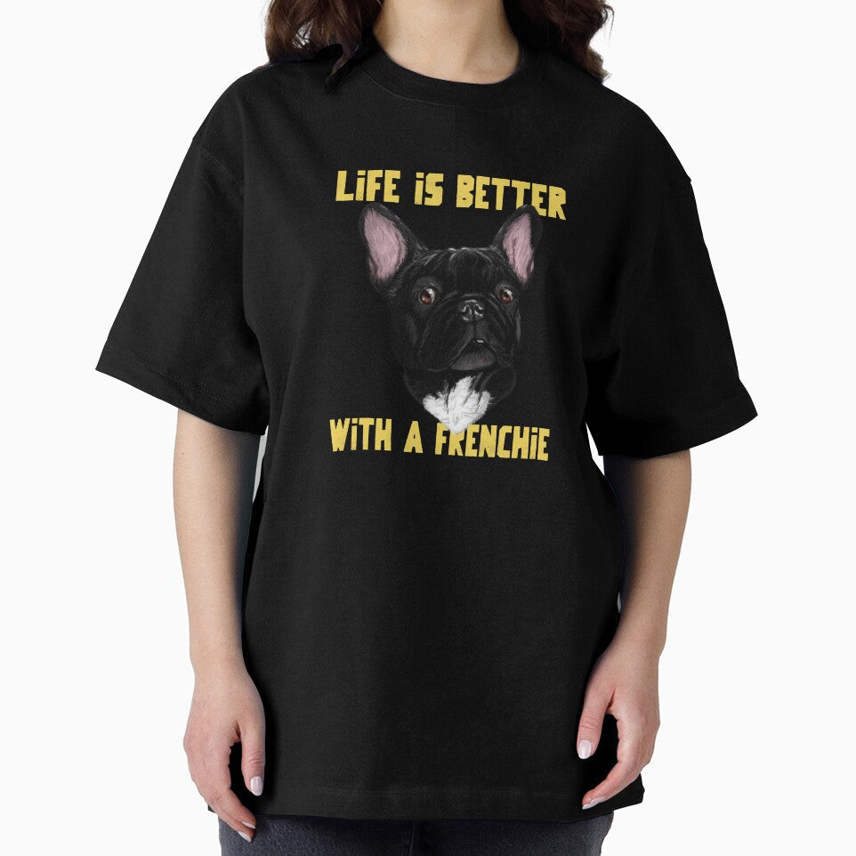 Life Is Better With A Frenchie Funny French Bulldog by Harmonick-Tees