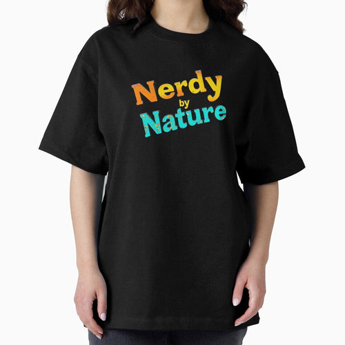 3D Vintage Nerdy by Nature – Fun Retro Varsity Nerd Gift by StemMerch247