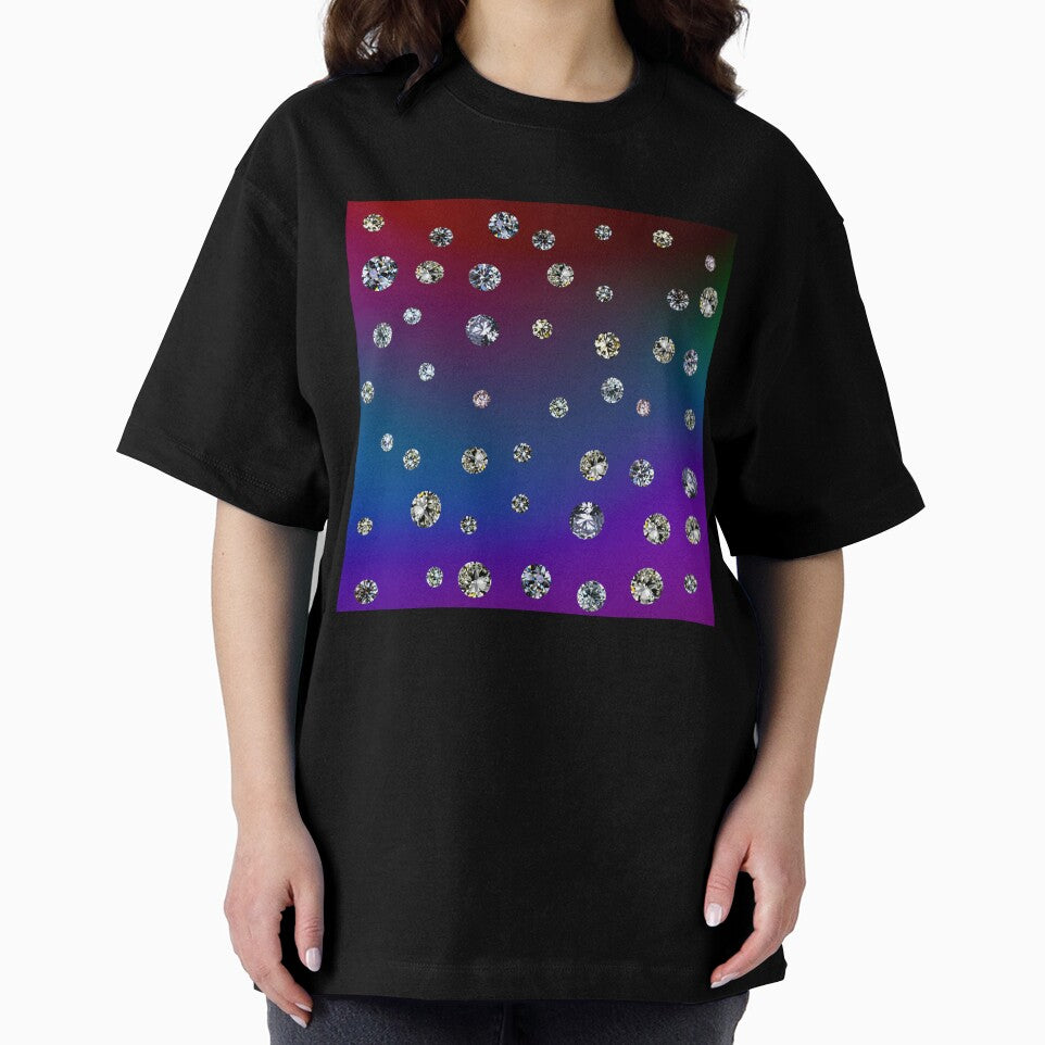 Printed image of Diamond pattern on gradient background by JaReVa
