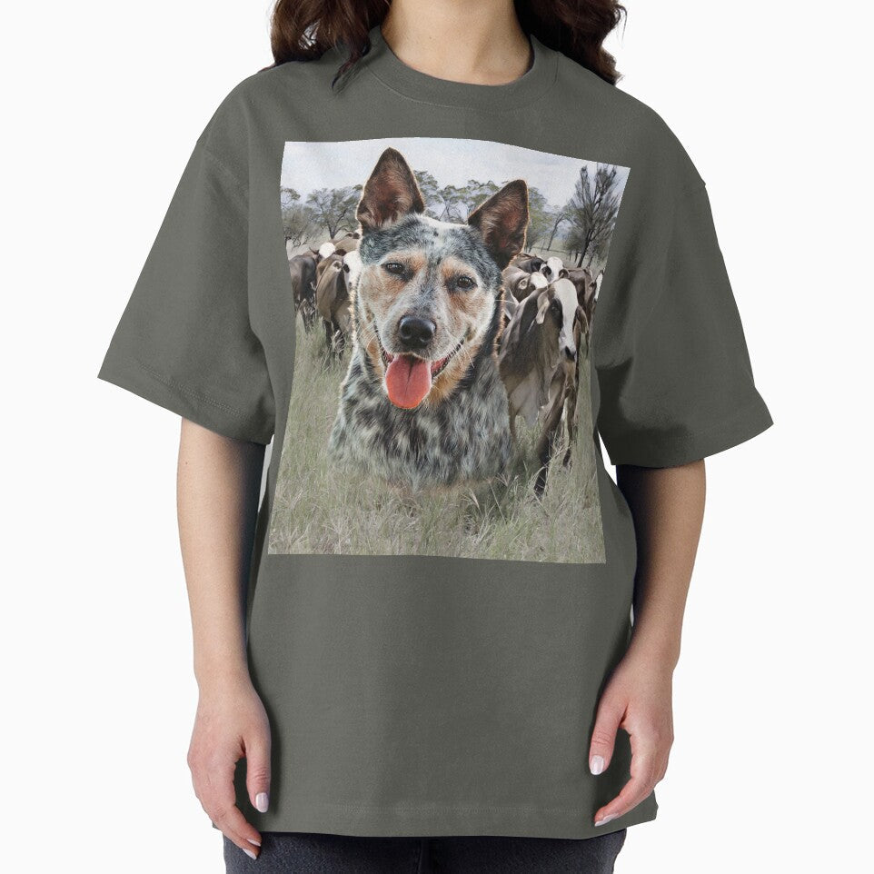 BLUE HEELER, CATTLE DOG, COUNTRY STYLE, T SHIRTS HATS N CAPS, AND HOME DECOR by Barbara Jean Photo Art And Design