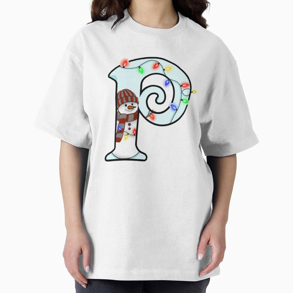 Holiday themed letter P by Artistkhg