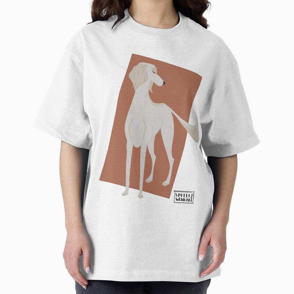 Saluki Dog Art by Shelleywebb