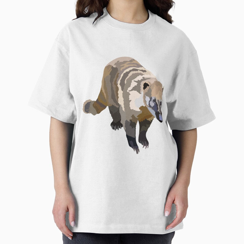 C is for Coati, Coati Illustration – Playful South American Mammal Wildlife Art by PrettylittlepastelUk