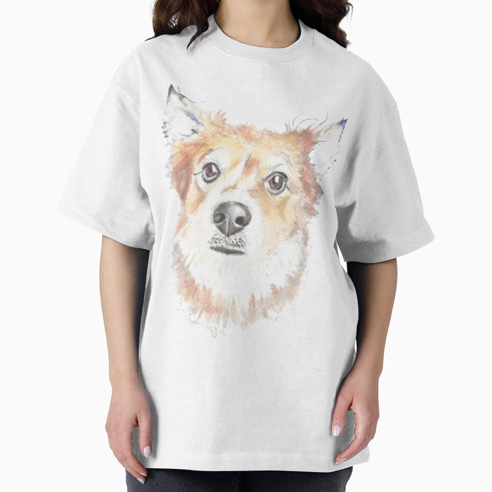 Foxy Dog Watercolor by MariaWorkman