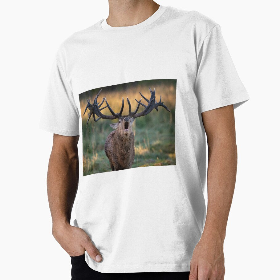 Red Deer roaring by JackBranscombe