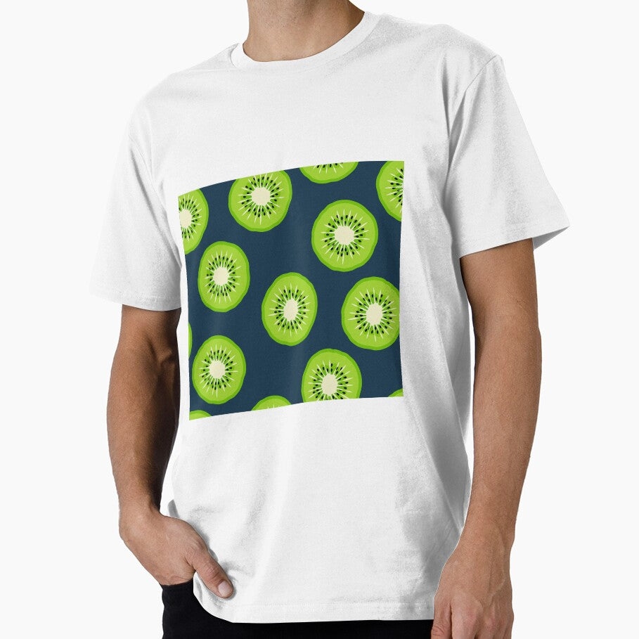 kiwi fruit - navy blue by littlearrow