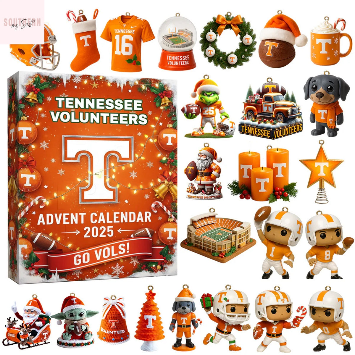 Tennessee Volunteers Football Go Vols 2025 Advent Calendar