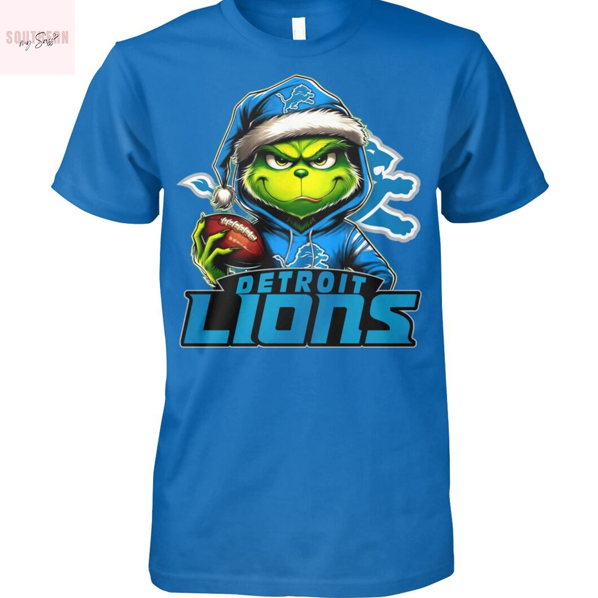 The Grinch Christmas x Detroit Lions Unsiex T-Shirt
