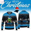The Grinch Love Carolina Panthers Ugly Christmas Sweater