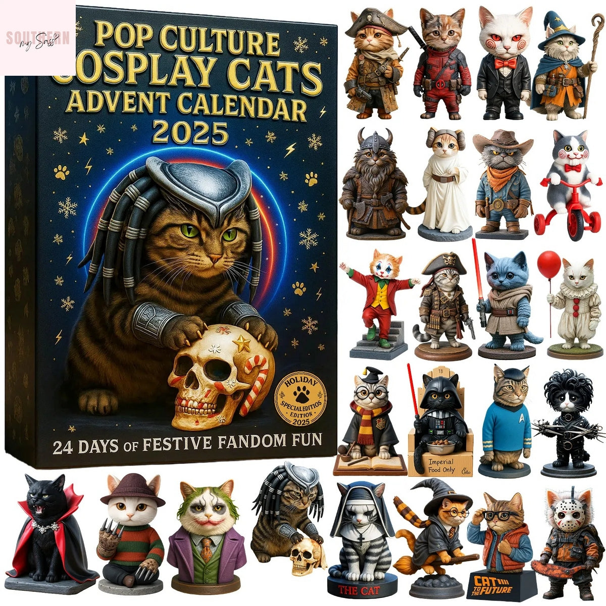 The Pop Culture Cosplay Cats Advent Calendar 2025
