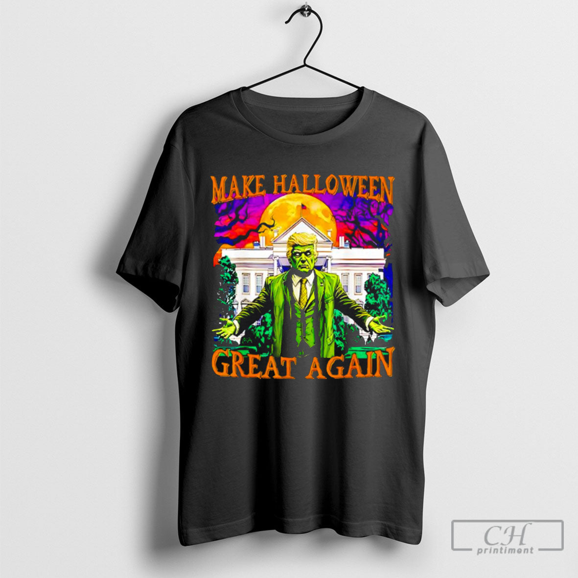 Trump Zombie Make Halloween Great Again Shirt Sweater