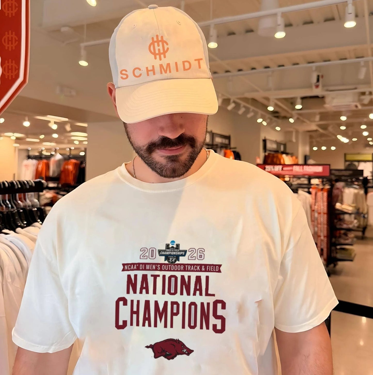 Arkansas Razorbacks 2026 NCAA Men’s Outdoor Track & Field National Champions shirt