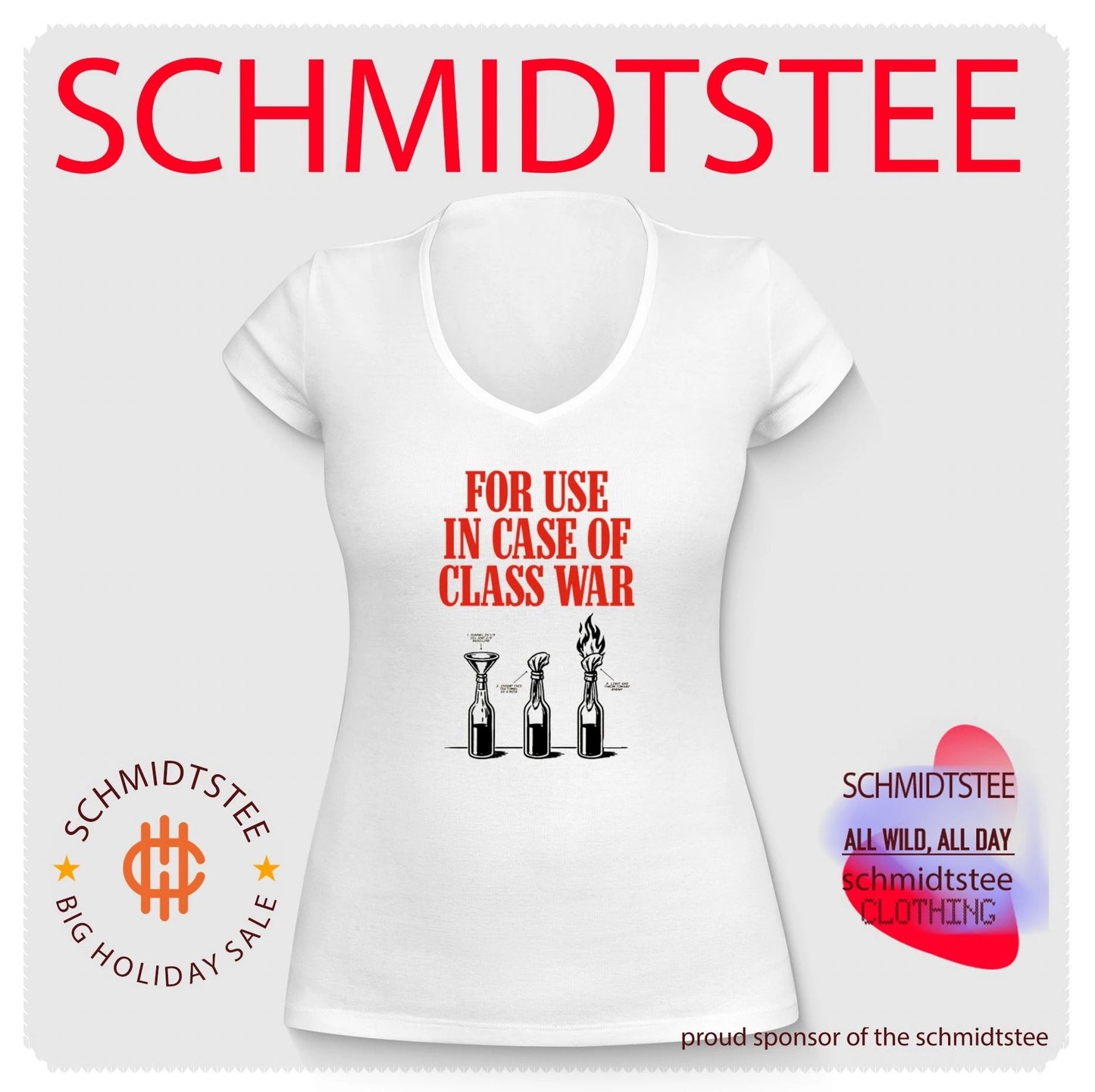 For use in case of class war shirt