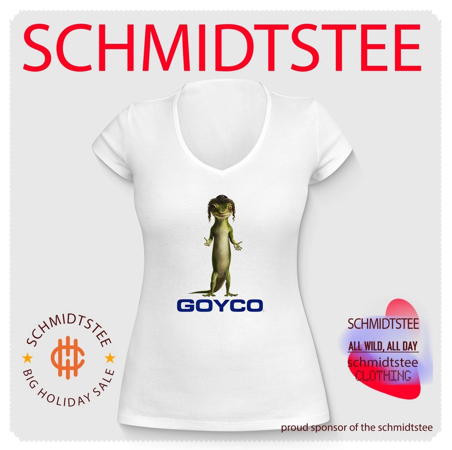 Goyco Geico Gecko Jews cartoon shirt