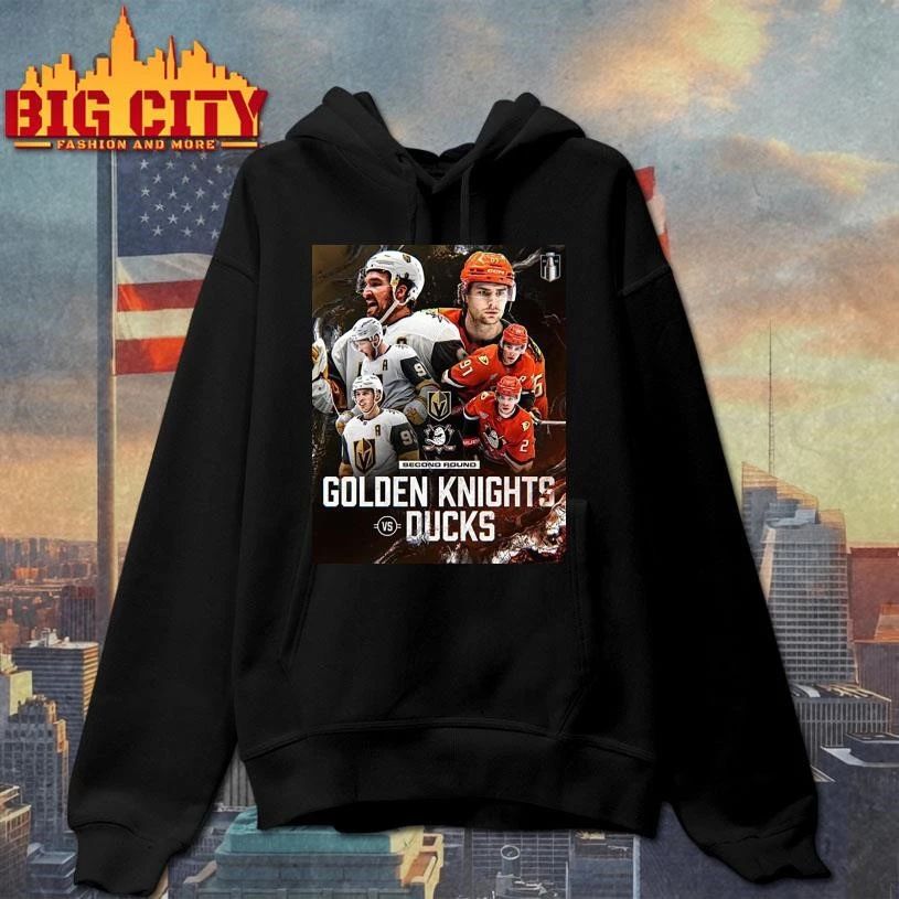 Original Vegas Golden Knights vs. Anaheim Ducks 2026 Playoffs Round 2 Matchup Set Shirt