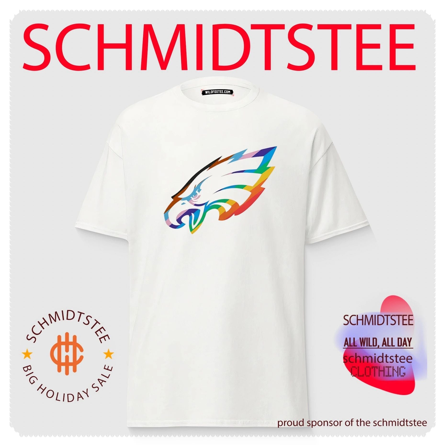 Philadelphia Rainbow Eagle Pride Shirt