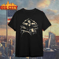 Abraham Lincoln Playing Drums Monochromatic Vintage Shirt